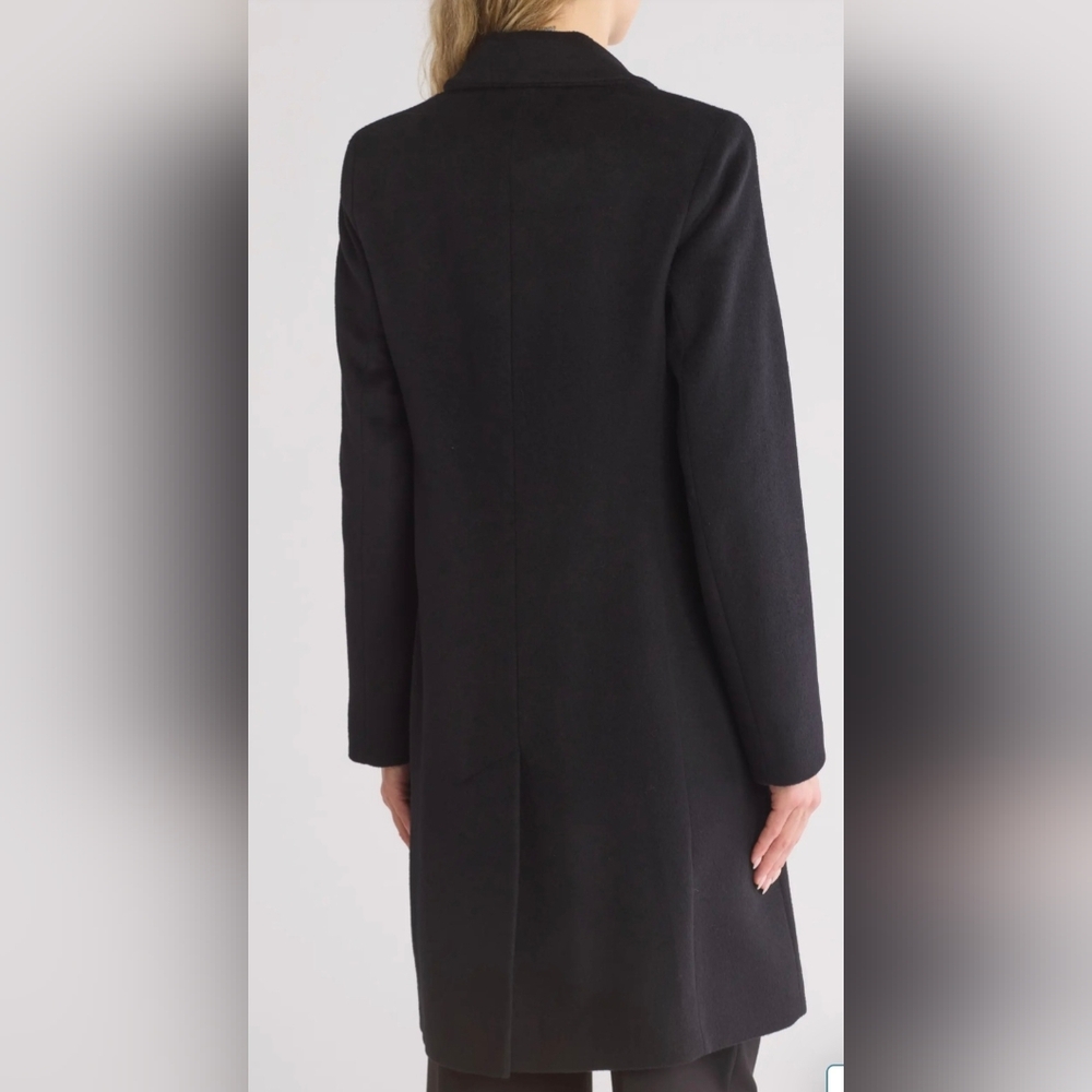 Fleurette Studio Notch Lapel Wool Blend Coat Size 14 - Picture 2 of 4